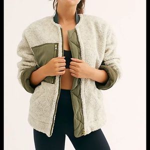 NWT -we the Free people Rivington Sherpa jacket-XS